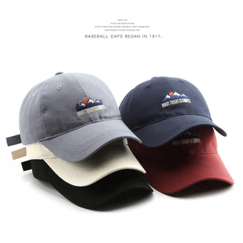 SLECKTON pamuklu beyzbol şapkası Kadınlar ve Erkekler için Yaz Siperliği Güneş Kapaklar Moda Nakış Şapka Rahat Snapback Şapka Unisex Kaput