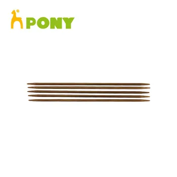 1 takım Pony Bambu 20 cm çift uçlu örgü iğnesi s örgü iğnesi