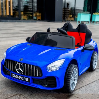 Çocuk Elektrikli Araba Uzaktan Kumanda İle Çocuklar oyuncak araba Araba Oturabilir oyuncak araba Çift Kapı Erken Eğitim