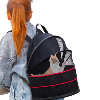 Evcil hayvan sırt çantası Taşıyıcı Genişletilebilir Nefes evcil hayvan taşıyıcı Sırt Çantası kedi çantası Köpekler Kediler İçin Küçük Hayvanlar Nefes Örgü Tasarım Ideal
