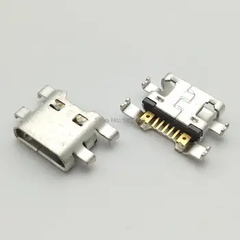 50 adet mikro usb Jack şarj soketi Bağlantı Noktası Fişi yuva konnektörü LG K4 K10 M160 K8 M200N K520 X Cam K580 Güç K220DS K500N