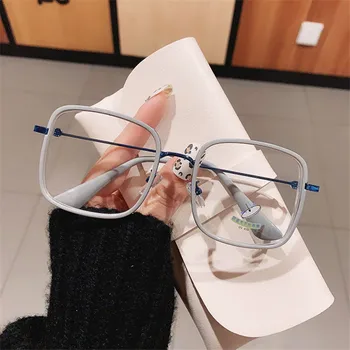 2020 Yeni Anti Mavi ışık ışını Bilgisayar Gözlükleri Radyasyona dayanıklı Şeffaf gözlük çerçeveleri Unisex Düz ayna Gözlük