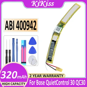 Orijinal 320mAh KiKiss Pil ABI 400942 Bose QuietControl 30 QC30 Bateria