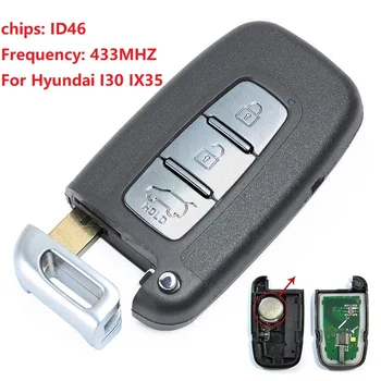 CN020006 Hyundai I30 IX35 Uzaktan Araba anahtarı Fob 2M150 3 Düğme 433MHz ID46 Çip İle