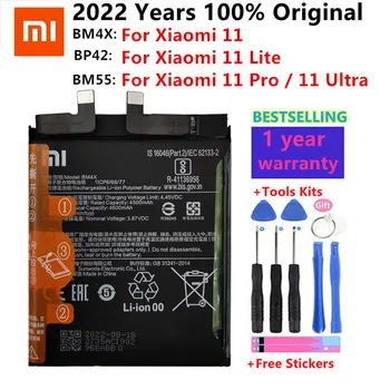 100 % Xiaomi Orijinal Pil BM4X BM55 BP42 Xiaomi 11 Xiaomi 11 Mi11 Xiaomi 11 Pro 11 Ultra Xiaomi 11 Lite Telefon Piller