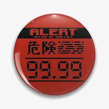 Metal Gear Solid Uyarı Modu 【Customizable】 Soft Düğme Pin Sevgilisi Rozeti Takı Sevimli Yaratıcı Dekor Broş Yaka Elbise Hediye