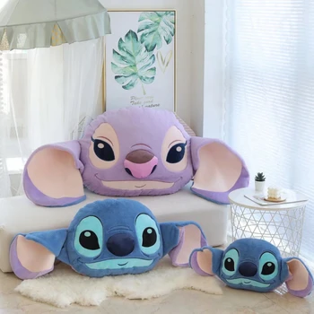 45-110cm Hakiki Disney Dikiş Çift Taraflı Peluş Yastık Yastık Kawaii Yumuşak Doldurulmuş Hayvan Anime Karikatür Çocuk Kız doğum günü hediyesi