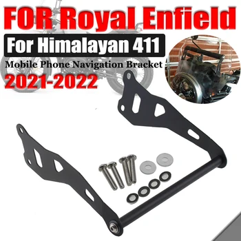 Royal Enfield Himalaya 411 2021 2022 Motosiklet Aksesuarları Smartphone Cep telefon tutucu GPS Navigasyon Braketi travers