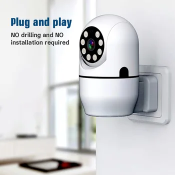 1080P iç mekan güvenlik kamerası 64GB Tuya IP kamera WiFi bebek izleme monitörü ev güvenlik kamerası AI İzleme Ses Video Gözetim Kamera