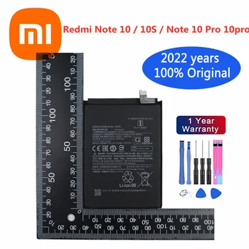 2022 Yıl Orijinal Pil BN59 5000mAh Xiaomi Redmi İçin Not 10 / 10S / Not 10 Pro 10pro Telefonu Yedek Piller + Araçları