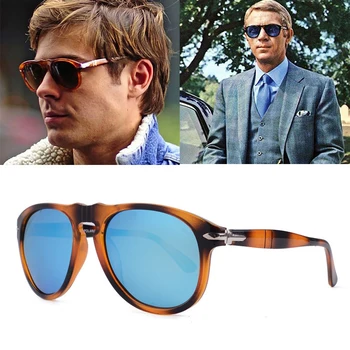 Klasik Erkekler Polarize Güneş Gözlüğü 007 Stil sürüş gözlükleri Erkek Lüks Marka Tasarımcısı Pilot Gözlük Oculos De Sol Masculino