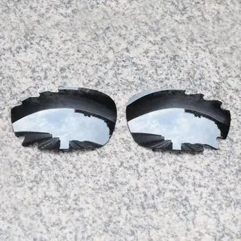 E. O. S Polarize Gelişmiş Yedek Lensler Oakley Jawbone Bacalı Güneş Gözlüğü-Siyah Krom Polarize Ayna