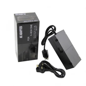 X-BOX için Bir Adaptör Hızlı Şarj AB / ABD / İNGİLTERE Tak AC Adaptörü Tuğla Şarj Güç uzatma kablosu Kablosu Siyah Xbox One Konsol