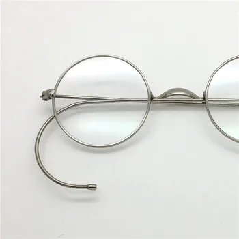 Zerosun Vintage Gözlük Çerçevesi Erkekler Küçük Yuvarlak Gözlük Mal 40/42/44/46/50 / 52mm Nerd Gözlük Reçete Miyopi Diyoptri