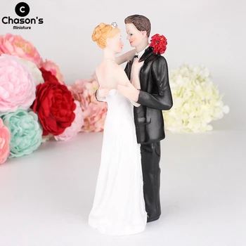 Aşk Düğün Çift Figürler Heykeli Araba Yıldönümü sevgililer Günü Hediyeleri San Valentin Araba Kek Süsler Ev Dekor Dekorasyon