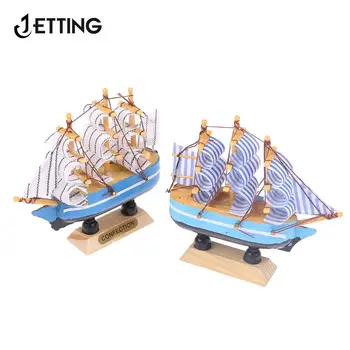 1 Adet Küçük Yelkenli Kek Dekorasyon Yaratıcı Yelkenli Odası Dekor Figürler Minyatürleri Küçük Tekne Tatlı Masa Süsleri