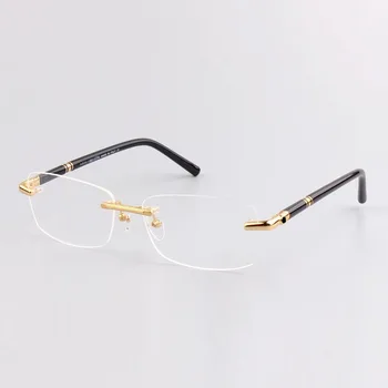 Marka Tasarım Hafif Optik Gözlük Çerçeve Erkekler Moda İş Miyopi Reçete Gözlük Orijinal Kutusu İle MB476