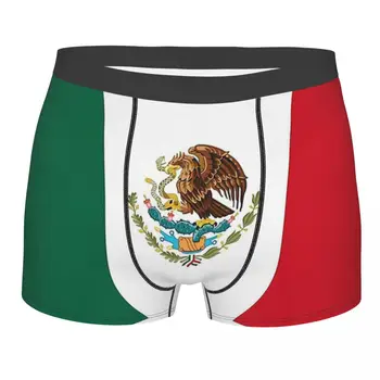 Meksika Meksika Yorgan Sticker Ulusal Bayrak Külot Nefes Külot Erkek İç Çamaşırı Rahat Şort Boxer Külot