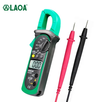 LAOA Elektrik Test Cihazı Dijital Kelepçe Multimetre AC / DC Ampermetre Voltmetre İçme Multimetro 2 yıl garanti