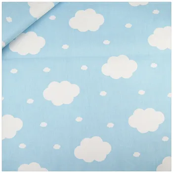 2016 Yeni Mavi Bulutlar Tarzı Pamuklu Kumaş Yağ Çeyrek Dıy Dikiş Patchwork Ev Tekstili Kumaş Köpek Giysileri Çanta Malzeme