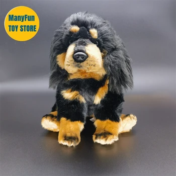 Tibet Mastiff Yüksek Sadakat Anime Sevimli Peluş Köpek peluş oyuncaklar Gerçekçi Hayvanlar Simülasyon Dolması Bebek Kawai Oyuncak Hediyeler İçin çocuk