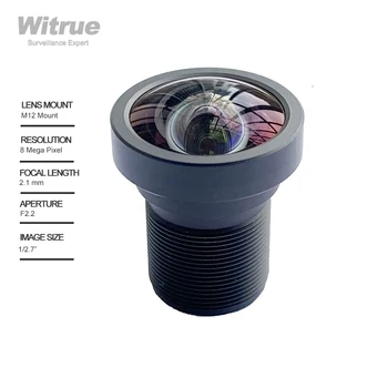 Witrue 8MP 2.1 mm CCTV Lens / 1 / 2 7 