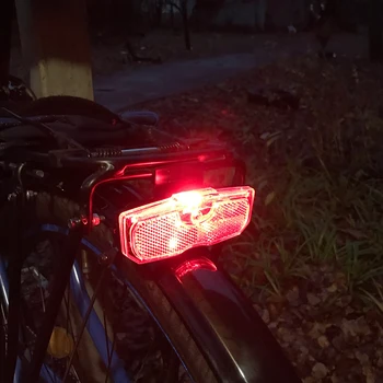 Bisiklet Bisiklet Arka Reflektör Kuyruk İşık bagaj rafı Akülü Yansıtıcı Arka Lambası Bisiklet Aksesuarları