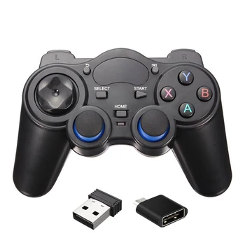 USB Alıcısı İle Android TV Kutusu için 2.4 GHz Kablosuz Oyun Denetleyicisi Gamepad Joystick