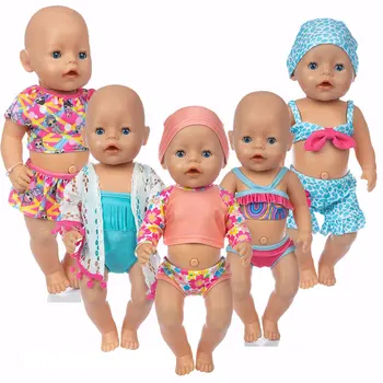 2021 Yeni güzel Bikini İçin Fit Bebek Bebek 43cm Bebekler oyuncak bebek giysileri, Bebek aksesuarları.