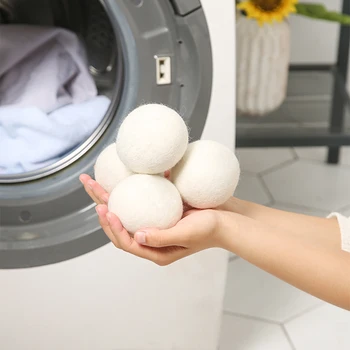 Yeniden kullanılabilir Yün Kurutma Topları Yumuşatıcı Çamaşır Ev Çamaşır Makinesi Polar Kuru Ev Yıkama Topları Yün Kurutma Topları Aksesuarları