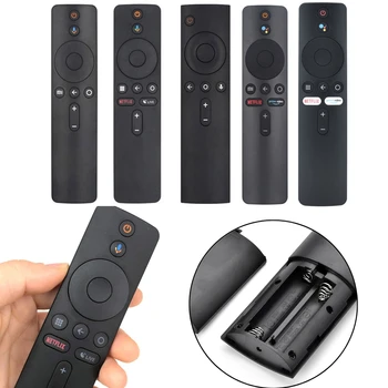 Mİ TV için 4X Sopa / Kutu S 3 Kablosuz Ses Uzaktan Bluetooth uyumlu TV Sesli Arama Uzaktan Kumandalar Mİ TV Aksesuarları
