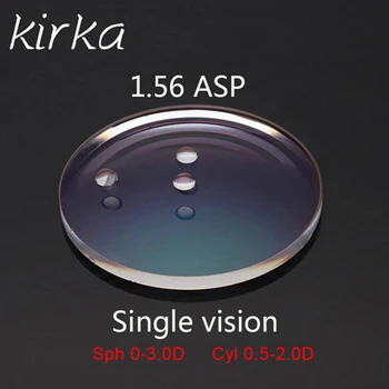 Kirka 1.56 Endeksi Reçete Gözlük SİLİNDİR 0-2. 0 D Miyopi Lens Şeffaf Gözlük Sert Çizilmeye Dayanıklı Asferik Optik Kadın Erkek Lens
