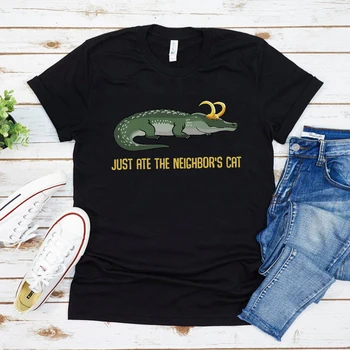Komik Timsah Loki T-Shirt Loki Timsah Unisex Gömlek 2021 Sıcak Loki Varyant Tişörtleri Grafik T Shirt Kadın Harajuku Tees Tops