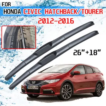 Honda Civic 9 Hatchback Tourer 2012 2013 2014 2015 2016 Aksesuarları Araba ön cam sileceği Bıçakları Fırçalar U J Kanca
