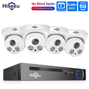 3MP 5MP Dome CCTV Gözetim Güvenlik Harici IP POE Kamera Sistemi Seti Seti Ev Sokak İzleme 10CH NVR Video Kaydedici