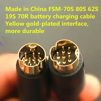 DCC - 18 pil şarj kablosu için FSM-70S FSM-80S 70R 19S 19R 62S 19S + fiber fusion splicer AC adaptör pil ADC-18 kablo