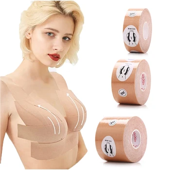Yapışkanlı Görünmez Sütyen Meme Pasties kadın iç çamaşırı Aksesuarları Bez Bant Push Up Sütyen Bralette Straplez Seksi