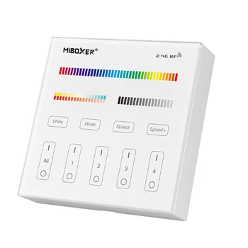 Miboxer LED ışık dimeri Wifi Duvar Anahtarı Akıllı Panel Uzaktan Kumanda Parlaklık Karartma / CCT / RGB / RGBW / RGB+CCT Lamba LED