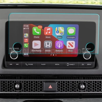 Temperli cam filmi Honda Civic Sport Sedan 2022 Araba radyo GPS Navigasyon ekran koruyucu İç aksesuarları