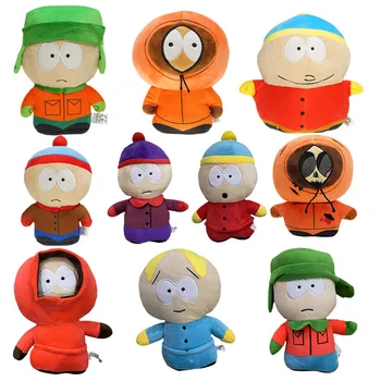 Yeni 20 cm Güney Parkı Karikatür peluş oyuncaklar Stan Kyle Kenny Cartman Anime Peluş Yastık Peluche Oyuncaklar Çocuk çocuklar için doğum günü hediyesi