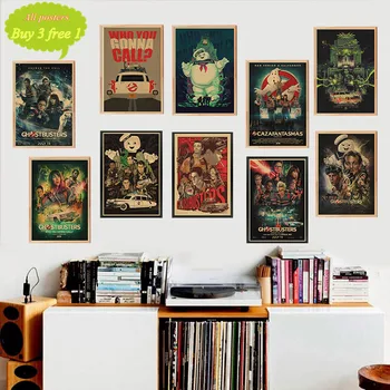 Ghostbusters mükemmel slogan Film Film Klasik Vintage Poster Boyama Ev Bar Posterler Dekor