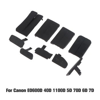 YENİ Yüksek Kaliteli Kauçuk Kapı Alt Kapak İçin Canon EO600D 40D 1100D 5D 70D 6D 7D USB Kamera