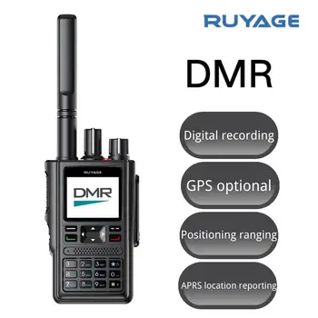 Ruyage DP10 DMR Radyolar GPS Walkie Talkie Uzun Menzilli Güçlü Radyo Hutting İçin Açık Seyahat Dijital ve Analog İki Yönlü Radyolar
