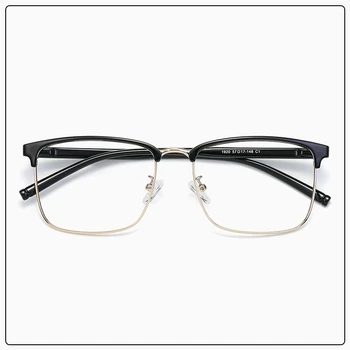 YIMARUILI Retro Kare TR90 Gözlük Çerçevesi Moda Basit Büyük Alaşım Ultra Hafif Miyopi Optik Gözlük Çerçevesi Erkekler 1920