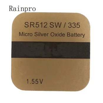  2 ADET / GRUP SR512SW 335 sikke hücre 1.55 V Mikro Gümüş Oksit Pil İzle pil