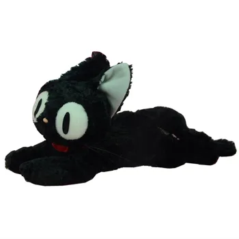 Küçük cadı kiki Sevimli Yalan Jiji Siyah Kedi peluş oyuncak Doldurulmuş Hayvanlar Yumuşak Oyuncak Bebek Kız Çocuk Oyuncakları Çocuk Hediyeler için