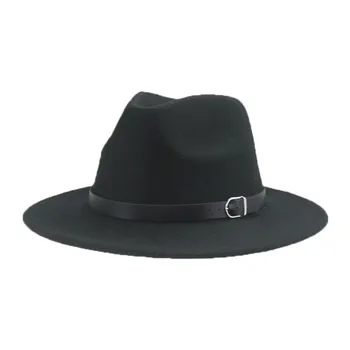 Kadınlar için şapkalar Fedoras Kadınlar Kış Şapka Kemer Keçeli Aksesuarları Şapka Erkekler Düğün Süslemeleri kadın Şapka 2022 Yeni Sombreros De Mujer