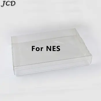 JCD plastik PET NES Koruyucu Kılıf oyun kutuları için Şeffaf şeffaf 8-bit NES Oyun Kutusu CIB oyunları