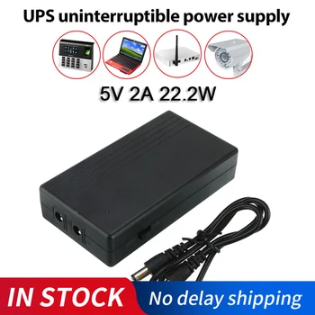 UPS Kesintisiz Güç Kaynağı 5V 2A 22.2 W Alarm Sistemi Güvenlik Kamera Adanmış Yedek Güç Kaynağı Kamera Yönlendirici