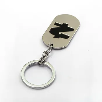 Payday II Anahtarlık Metal Köpek Etiketi Anahtarlık yüzük Chaveiro Erkekler anahtar zincirleri Çevreleyen Oyun Takı